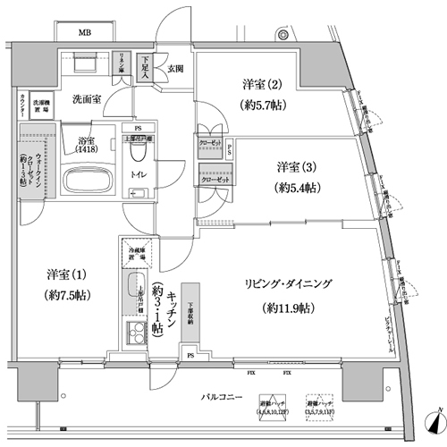 パークハビオ渋谷本町レジデンス-526
