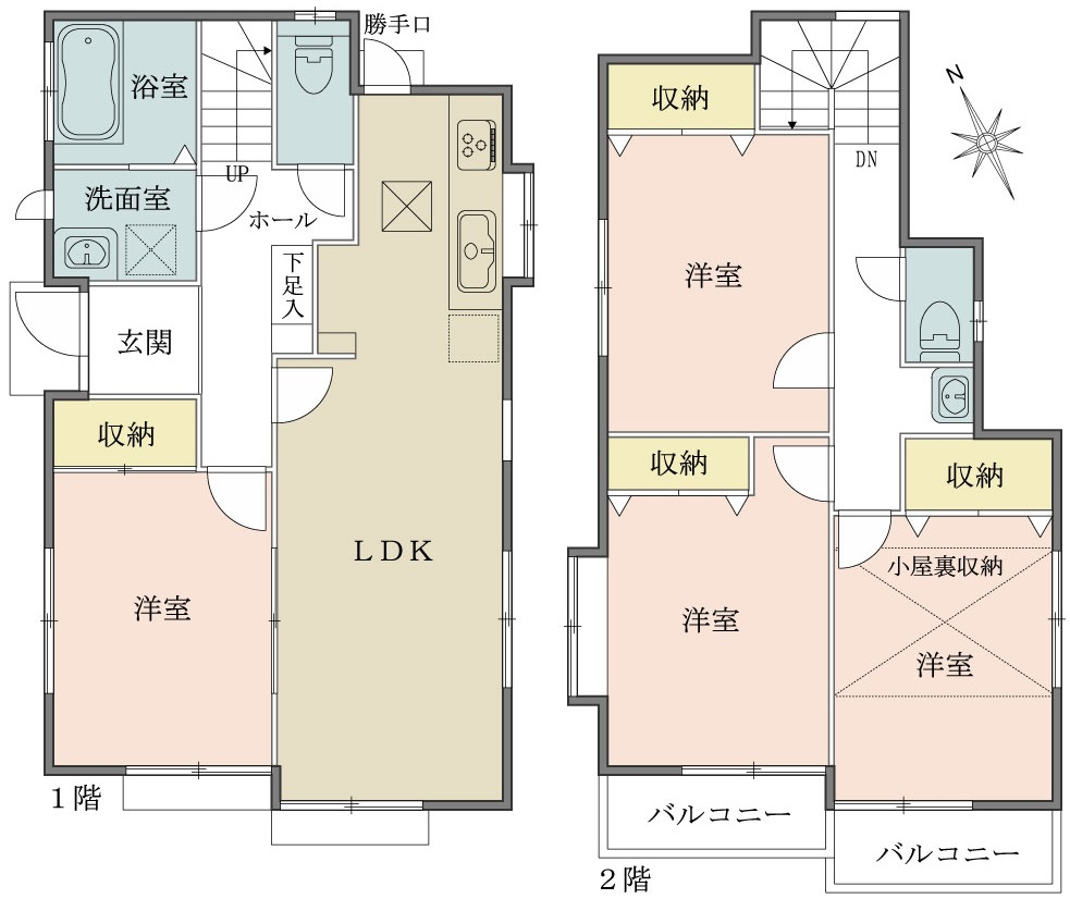 江原町戸建て-1F