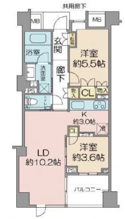 プラウド市谷仲之町ヒルトップ-3F