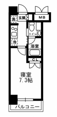 レジディア月島Ⅲ-503