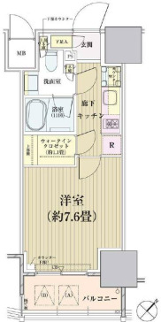 パークリュクス白金高輪-1002