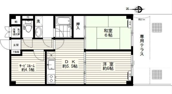 ライオンズマンション矢来町-103