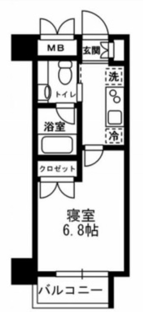 レジディア月島Ⅲ-807