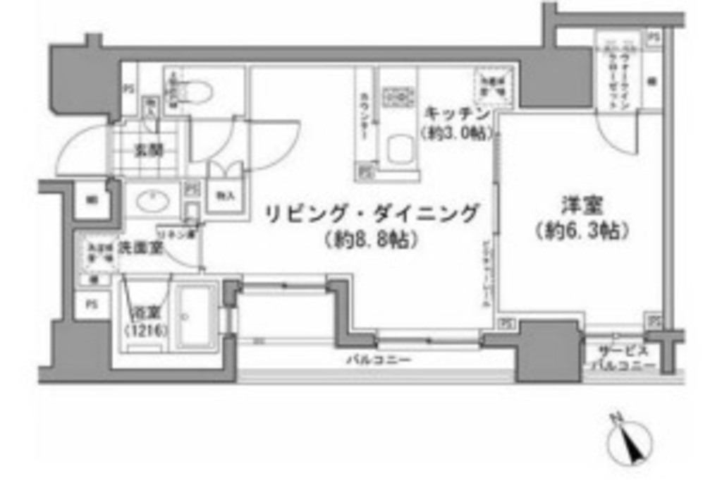 パークハビオ八丁堀-605