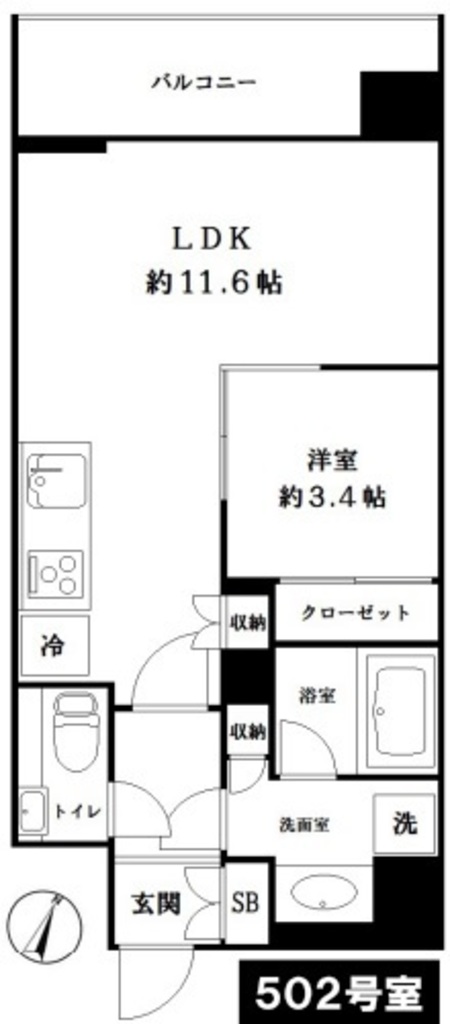 ラコント早稲田【RACCONTOWASEDA】-502