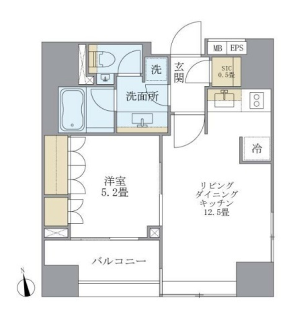 アパートメンツタワー麻布十番-504