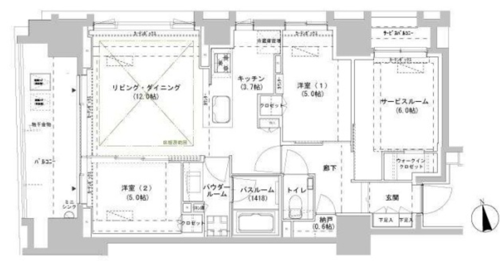 パークスフィア牛込神楽坂-601