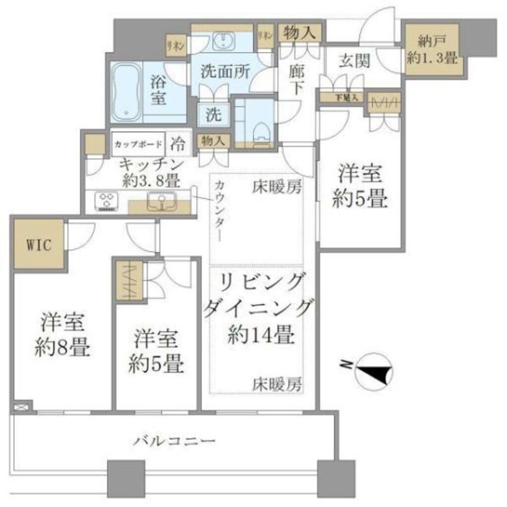 プラウドタワー千代田富士見-3609