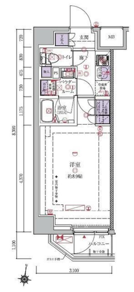 ガリシア中野富士見町-401