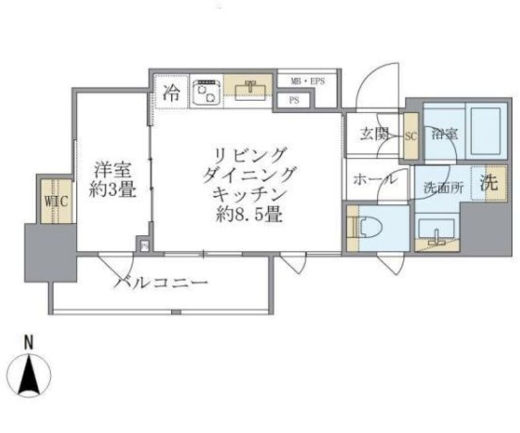 サンウッドフラッツ神田神保町-503