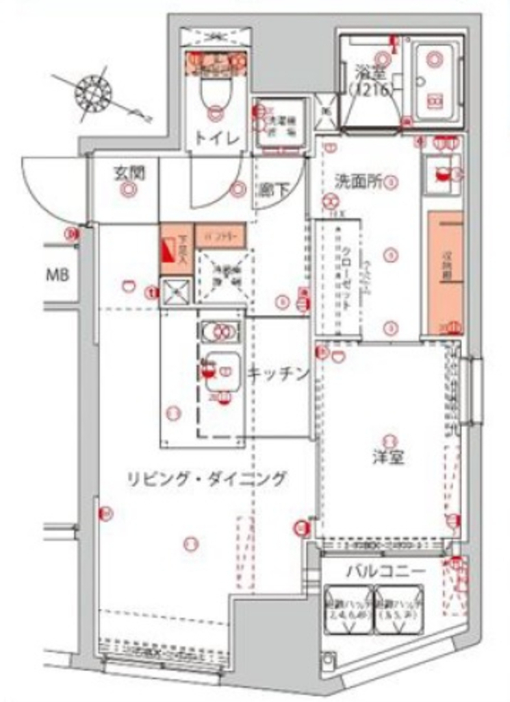 ハーモニーレジデンス千代田岩本町-201