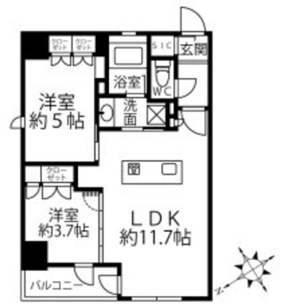 クリオラベルヴィ新富町-801
