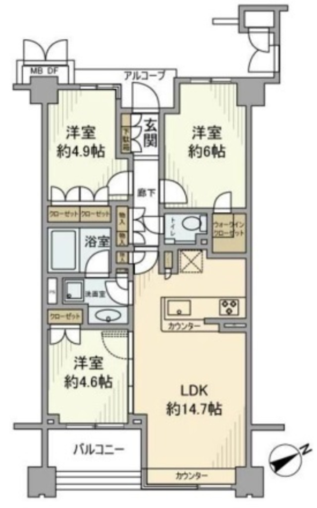 インプレスト早稲田壱番館-2F