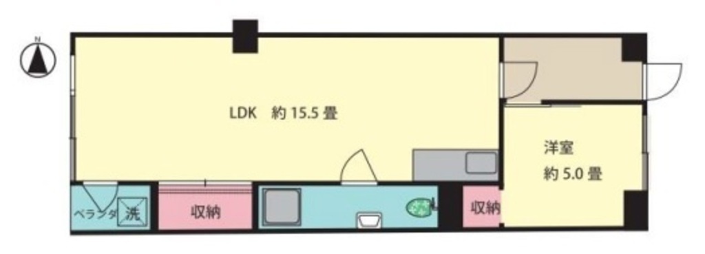 若林ハイホームB棟-302