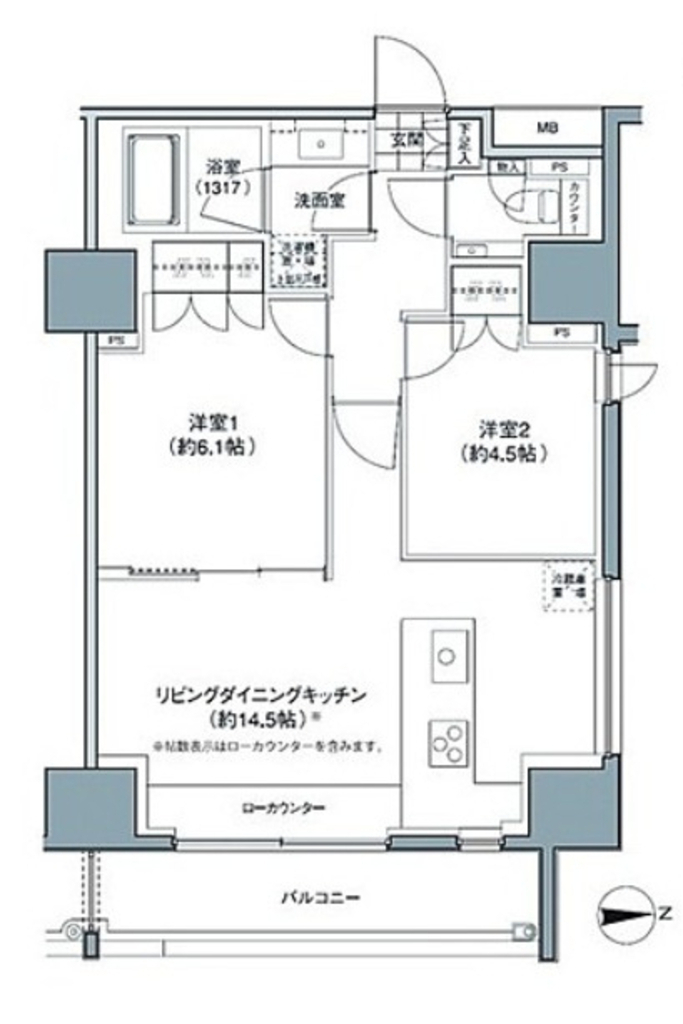 パークハビオ東中野-1301
