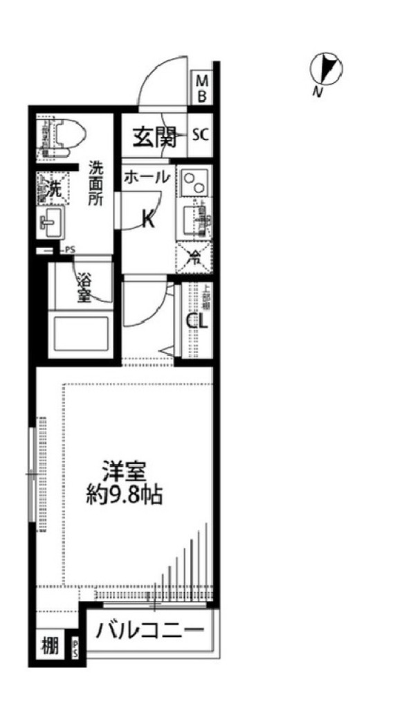 プレールドゥーク渋谷幡ヶ谷Ⅱ-206