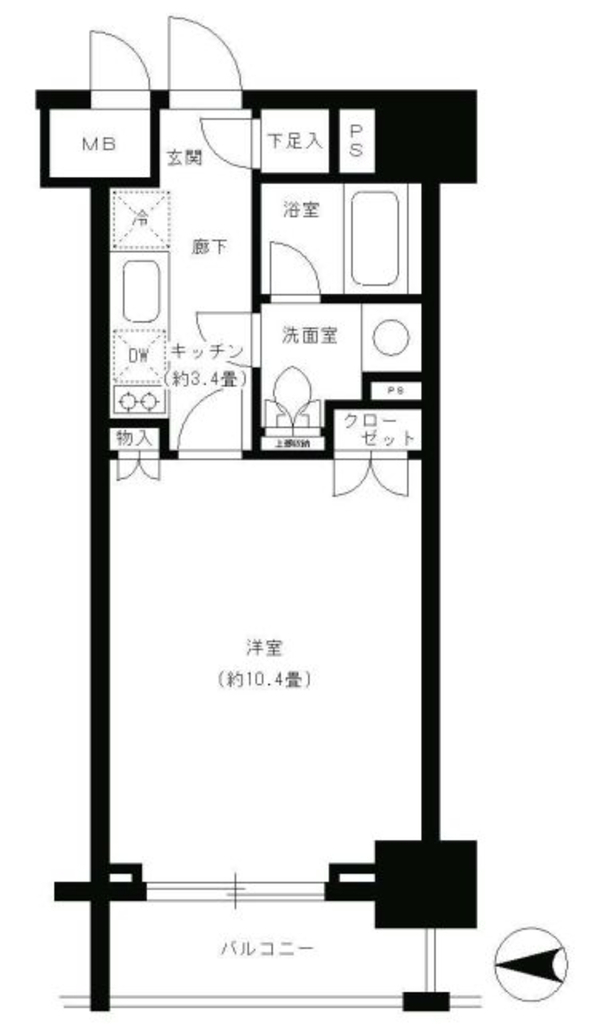パークキューブ神田-404