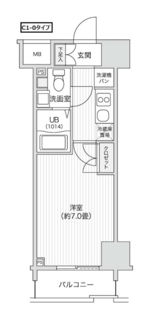 レジディア笹塚Ⅱ-1302