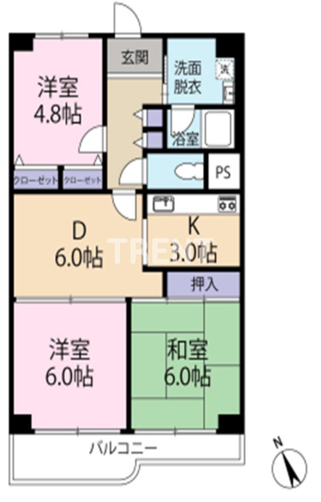 小豆沢サンハイツ-5F