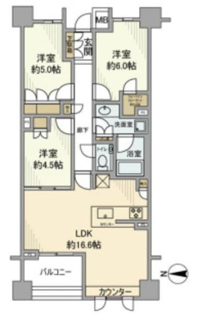 ザパークハウス市谷加賀町レジデンス-3F