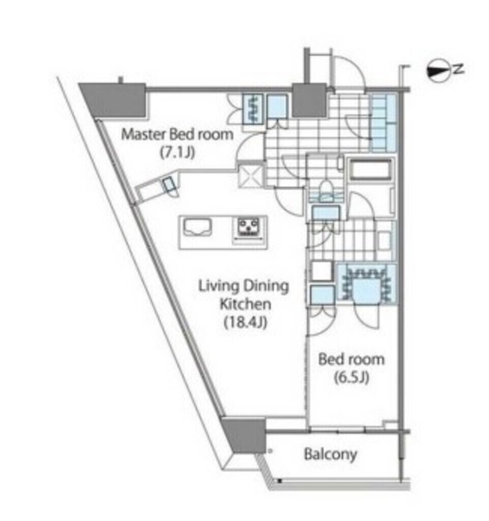 コンフォリア新宿イーストサイドタワー-1116