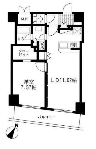 レジディア日本橋人形町Ⅱ-402